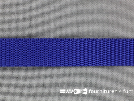 Parachute band - 15mm - kobalt blauw