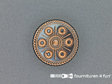 Bronzen knoop 23mm folklore