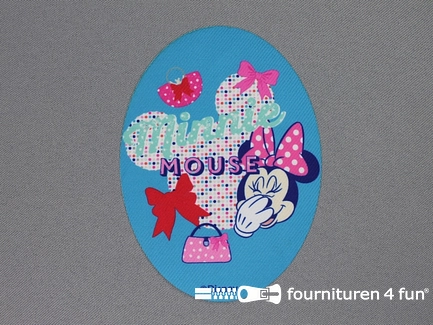 Mickey Mouse applicatie 80x110mm Minnie Mouse