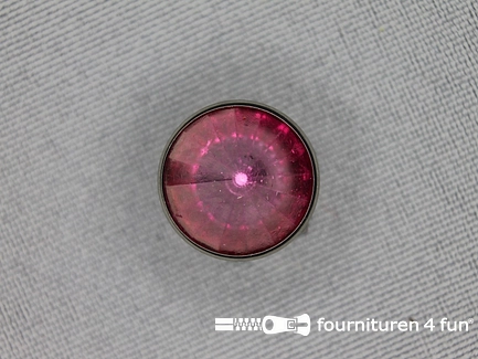 Strass knoop 15mm roze
