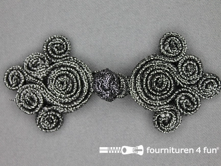 Brandenburger 92x41mm antiek zilver