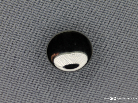 Chroom knoop 15mm glad model
