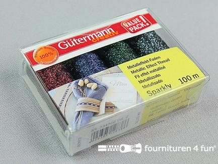 Gütermann naaigarenset - Sparkly - Col.2 - 4x100 meter