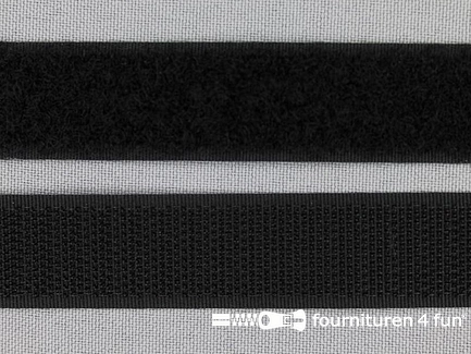 Klittenband - 30mm - zwart