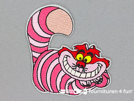 Applicatie 72x85mm Cheshire Cat uit Alice in Wonderland