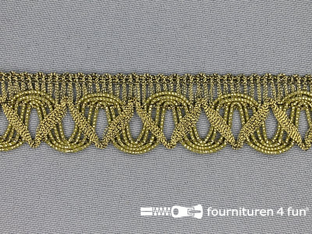 Kaart 25 meter goud band 24mm antique goud