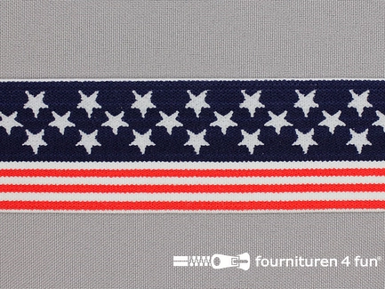 Elastiek Verenigde Staten - Stars and Stripes -  38mm 