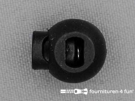 Koordstopper - 18mm - bal - zwart