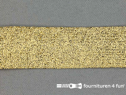 Goud band - lurex - 24mm