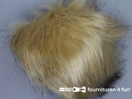 Bont pompon 15cm beige