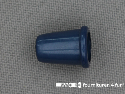 Koorduiteinde - kunststof - 10x14mm - donker jeans blauw