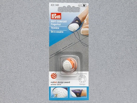 Prym Ergonomics vingerhoed - S - oranje - 431135