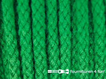 Rol 100 meter jassen koord - 4mm - gras groen