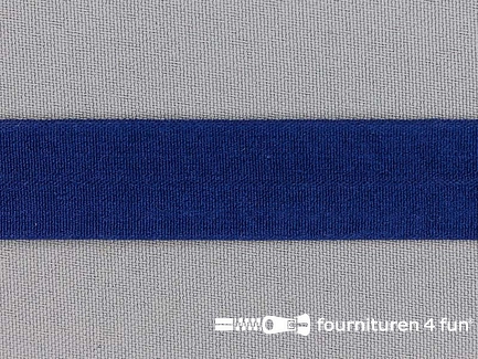 Rekbare vouwtres 20mm koningsblauw