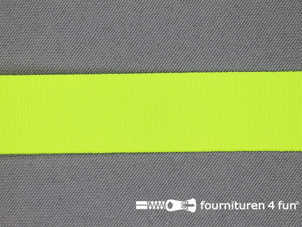Nylon keperband 20mm neon geel