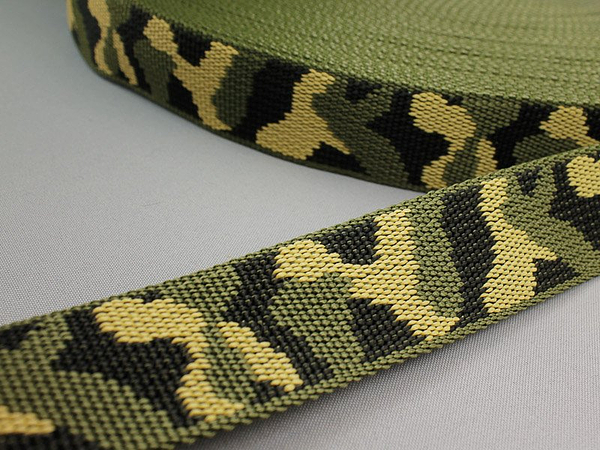 Geweven halsband - camouflage