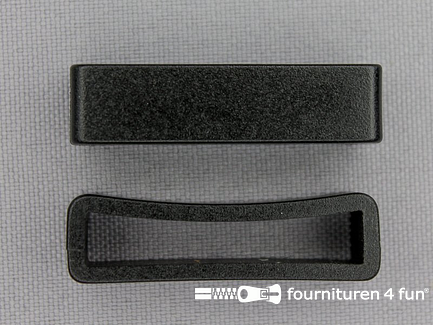 Schuifpassant - 32mm - zwart - kunststof