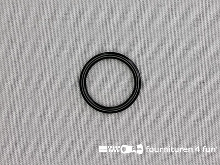 Stalen ring - 20mm - zwart