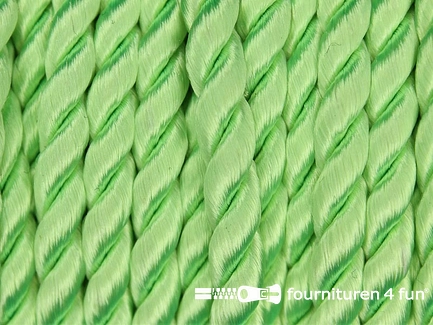 Viscose meubel koord - 6mm - neon groen