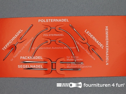 Stoffeerders naalden - set 6 naalden