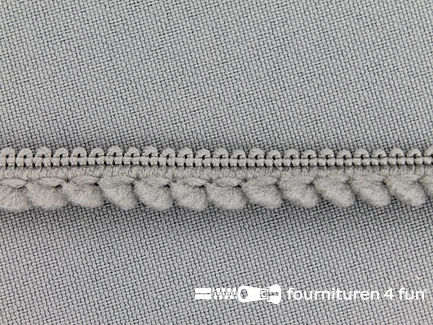 Bolletjesband - 10mm - grijs