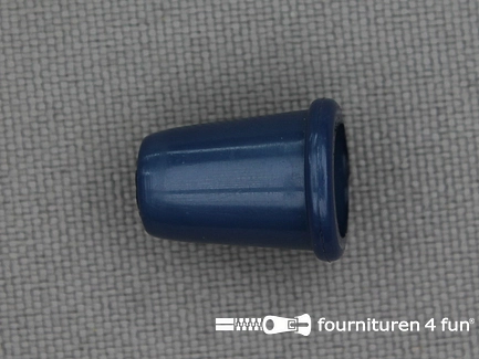 Koorduiteinde - kunststof - 10x14mm - donker jeans blauw