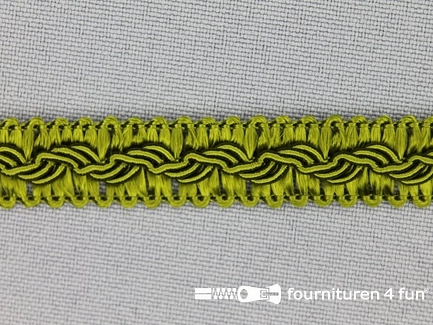 Kaart 50 meter viscose galon 12mm olijf groen