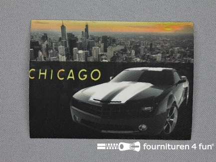 Applicatie 63x85mm rechthoek chicago