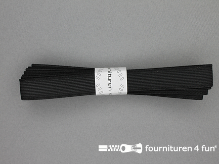 Band elastiek - 20mm - stevig - zwart - 2 meter