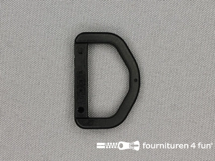 Kunststof D-ring - 30mm - YKK - zwart