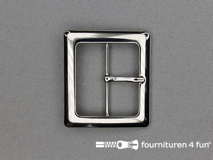 Metalen gesp 35mm zilver