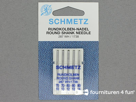 Schmetz machinenaalden - rondkolf - 70-80-90
