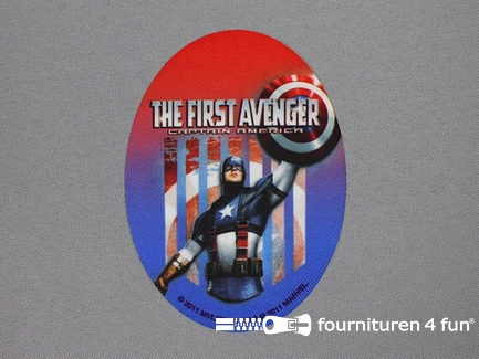 Avengers applicatie 80x110mm Captain America