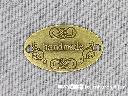 Steampunk hanger 31x19mm Handmade brons