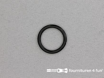 Stalen ring - 20mm - zwart