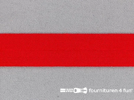 Rekbare vouwtres 20mm rood