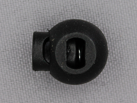 Koord stopper 18mm bal zwart
