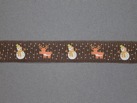 Deco lint winter 16mm bruin