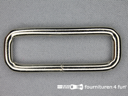 Schuifpassant - 50mm - zilver - heavy duty