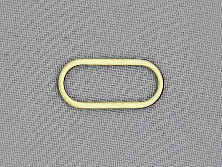 Ovale ring - Schuifpassant - 26mm - brons