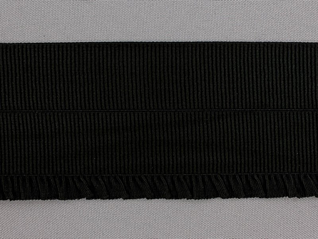 Boordelastiek - vouwbaar - 60mm zwart