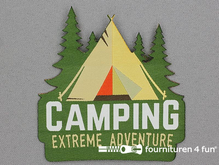 Applicatie 84x87mm Camping Extreme Adventure