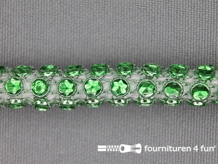 Strass koord 8mm groen