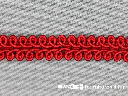 Viscose galon 11mm rood