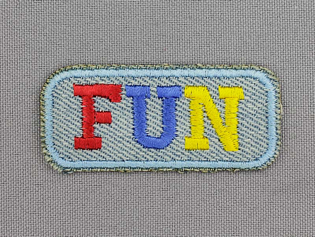 Applicatie 58x25mm "FUN"
