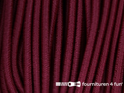 Elastisch koord 2,5mm bordeaux 