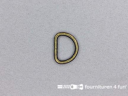 D-ring - heavy duty / extra sterk - 20mm - brons