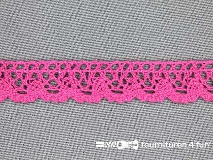 COUPON 9 meter Ibiza broderie 16mm fuchsia