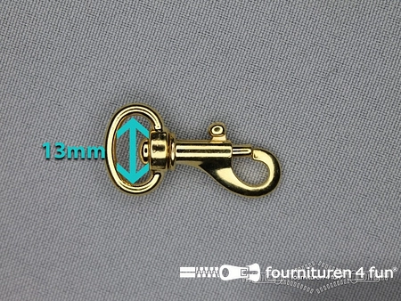 Musketon 13mm goud