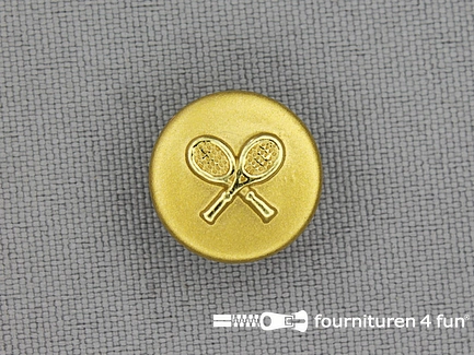 Gouden knoop 15mm tennis